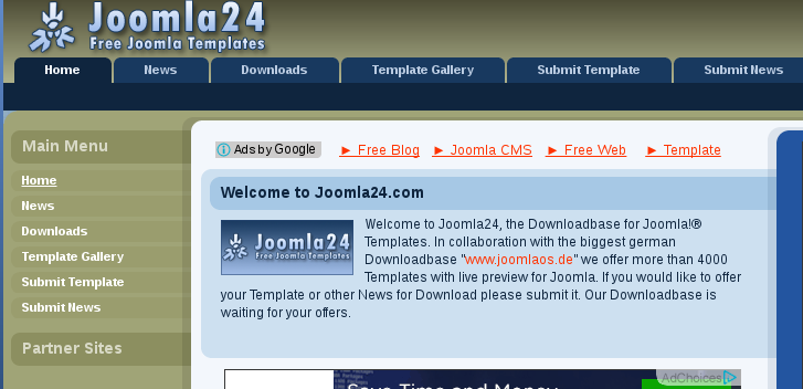 descargar plantillas joomla gratis en Joomla24