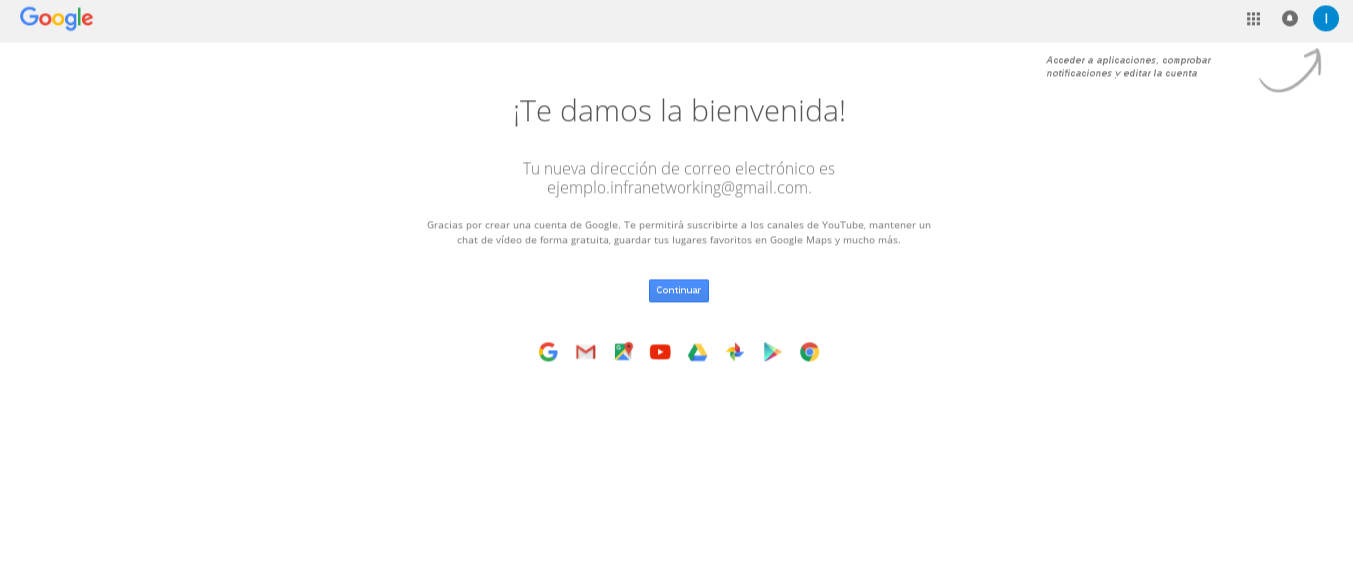 Bienvenida Gmail