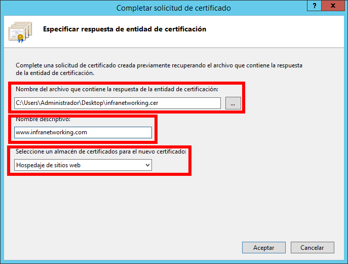 Instalar codigo CRT en Windows Server 2016