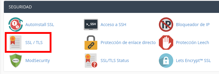 SSL TLS cPanel