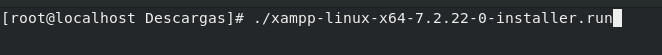 Instalación de XAMPP en Linux