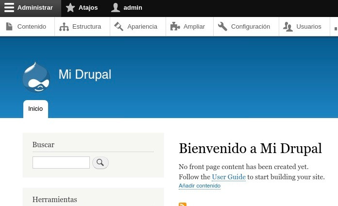 Bienvenido a Drupal