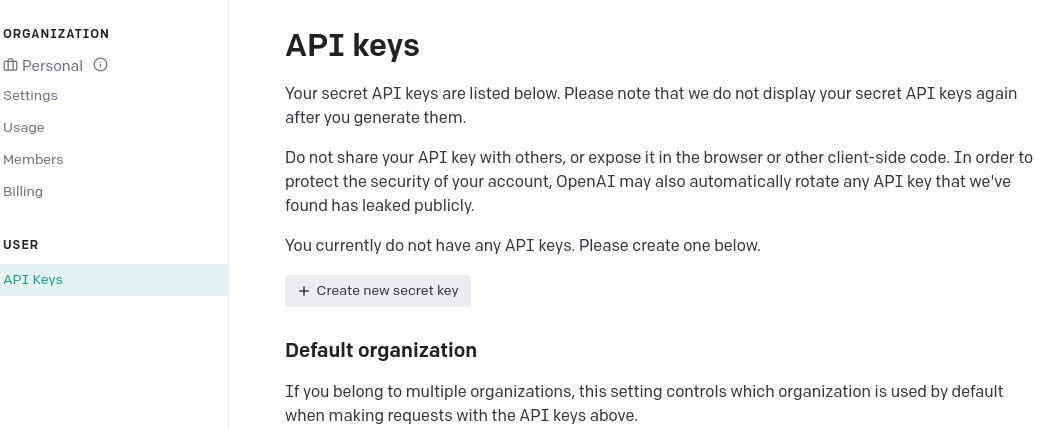 Cómo crear una clave API de ChatGPT