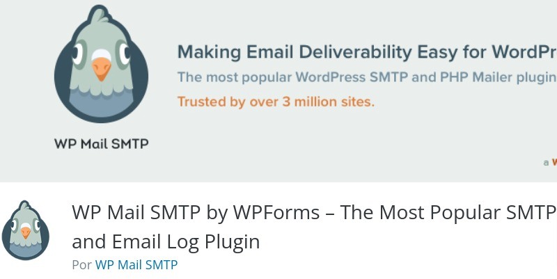 WP Mail SMTP está entre los mejores plugins para enviar SMS